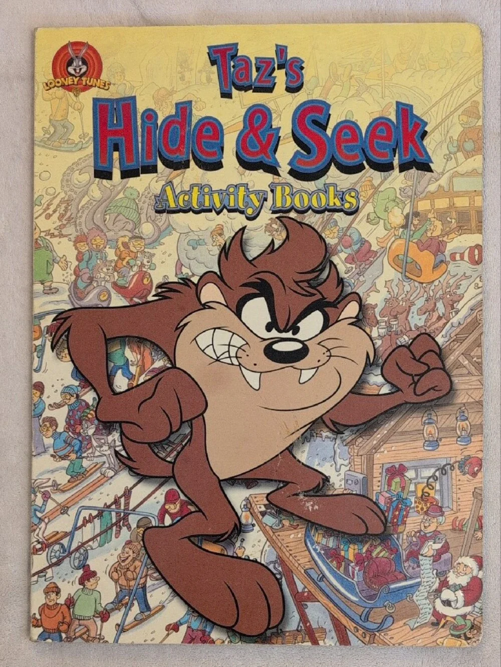 Warner Bros Taz Hide & Seek Activity Book Bundle Looney Tunes Look & Find